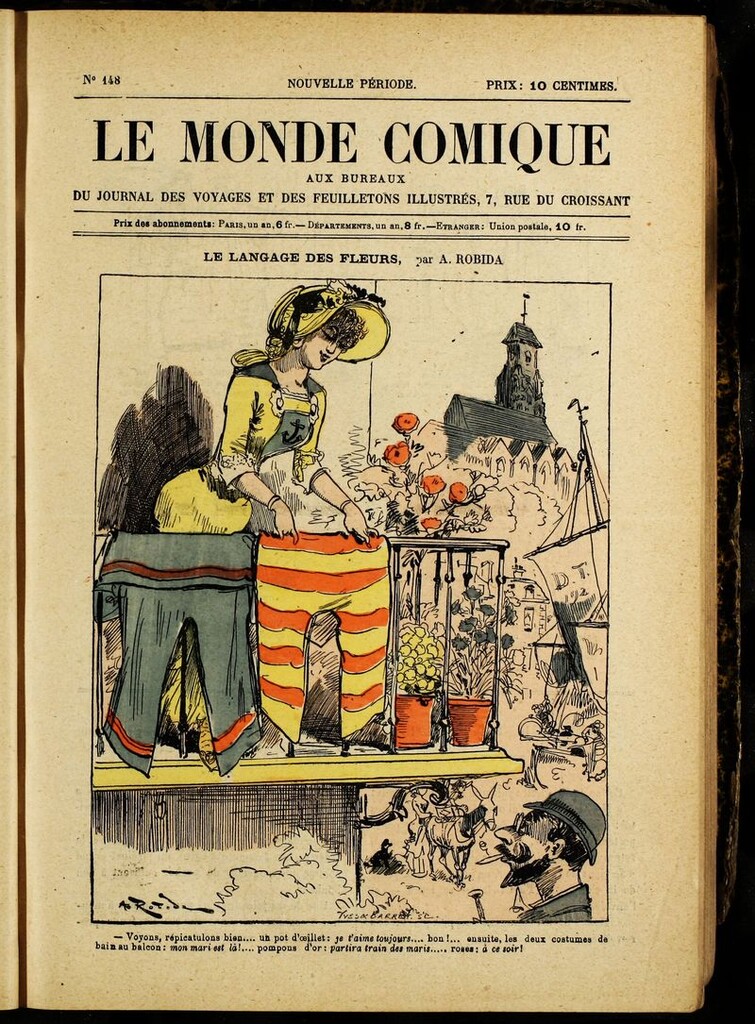 Miniatura de Le Monde Comique. nº 148