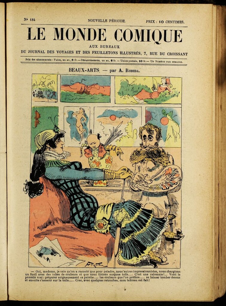 Miniatura de Le Monde Comique. nº 184