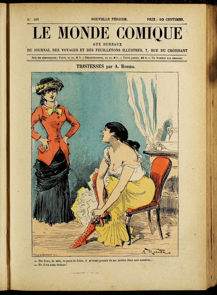 Miniatura de Le Monde Comique. nº 189