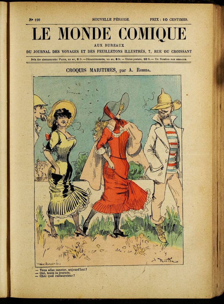 Miniatura de Le Monde Comique. nº 190