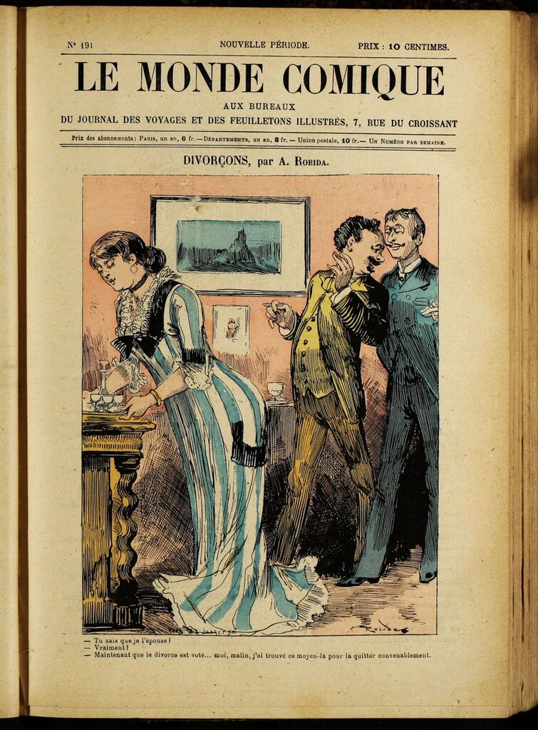 Miniatura de Le Monde Comique. nº 191