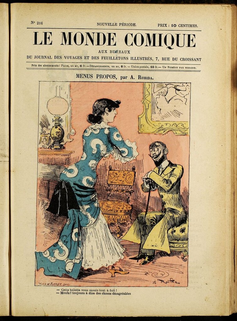 Miniatura de Le Monde Comique. nº 216