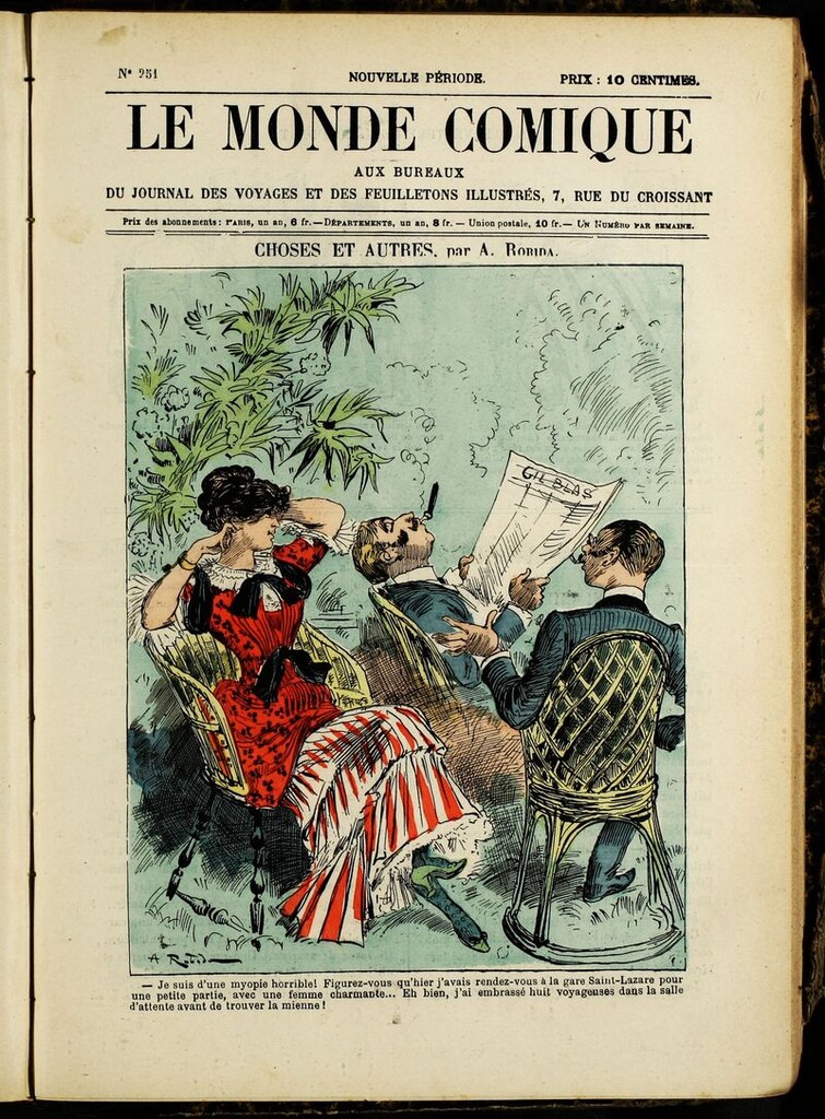 Miniatura de Le Monde Comique. nº 251