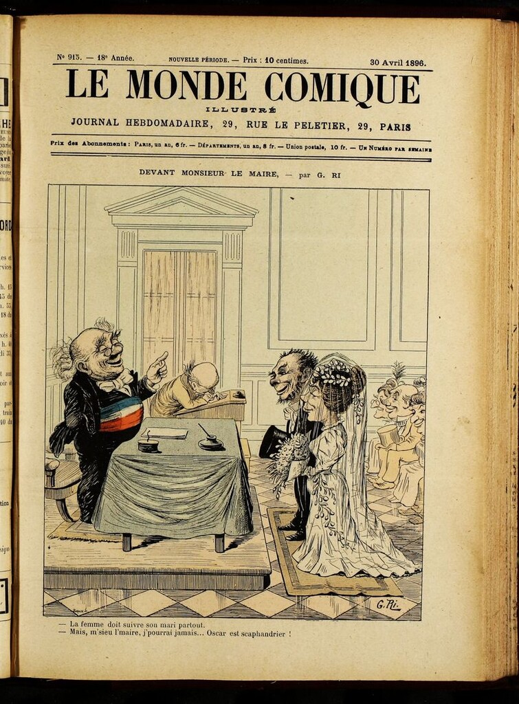 Miniatura de Le Monde Comique. nº 915