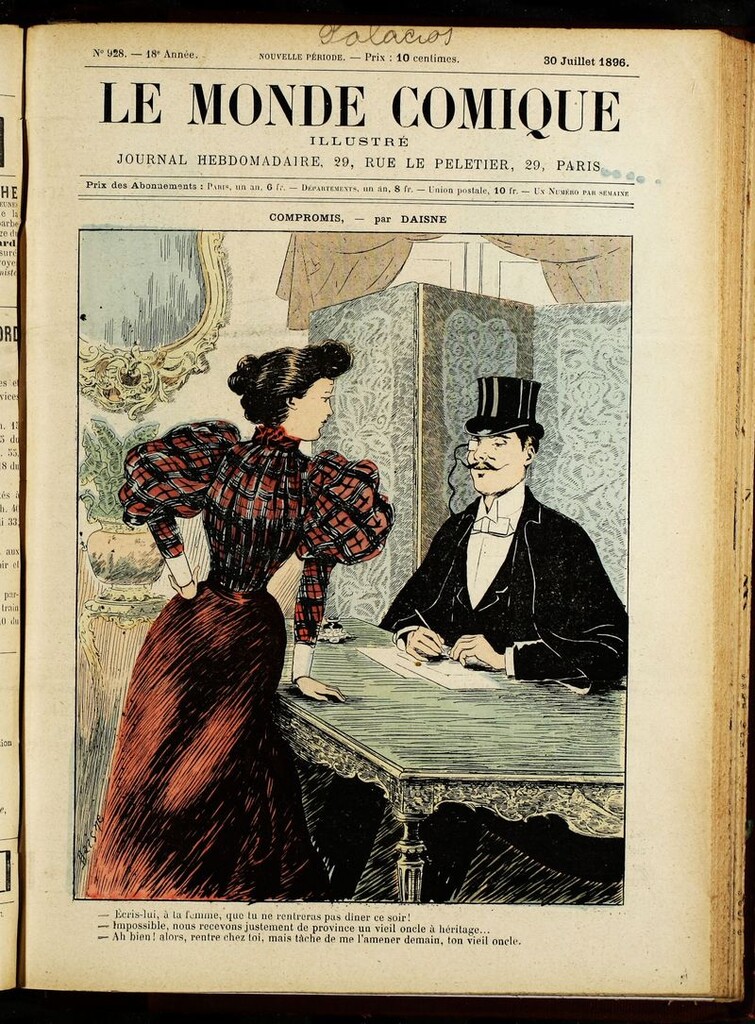 Miniatura de Le Monde Comique. nº 928