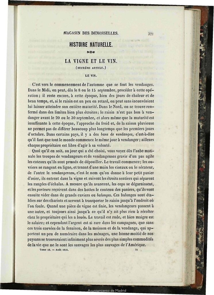 Miniatura de Magasin des Demoiselles del 25 de Agosto de 1854