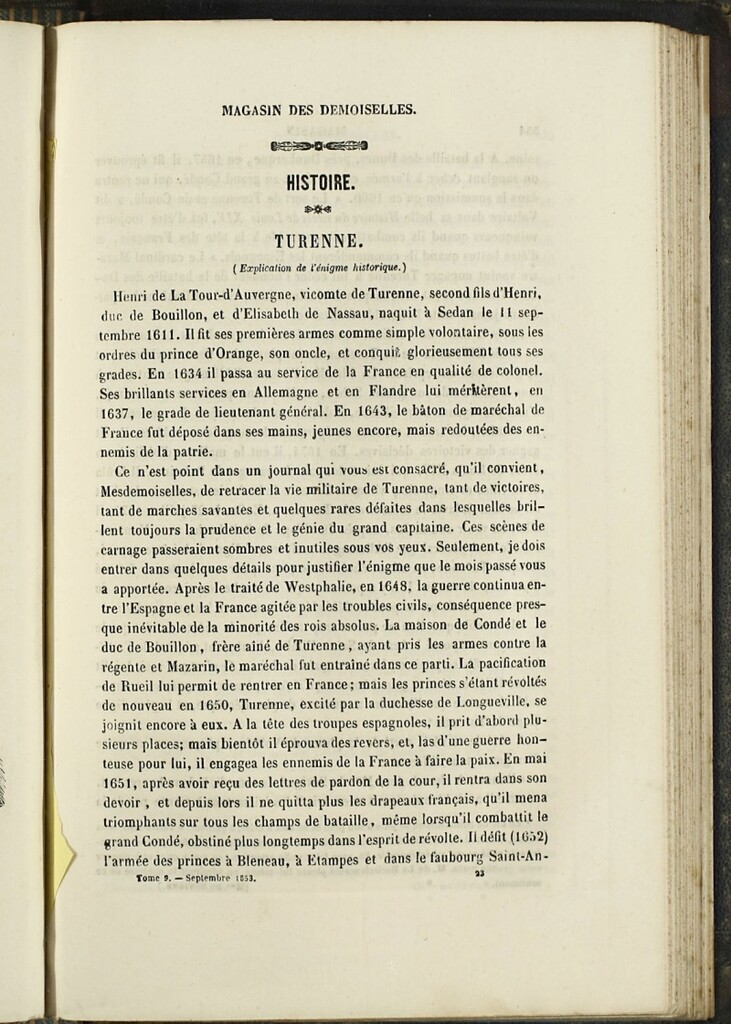 Miniatura de Magasin des Demoiselles del 25 de Septiembre de 1853
