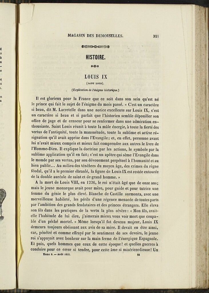 Miniatura de Magasin des Demoiselles del 25 de Agosto de 1853