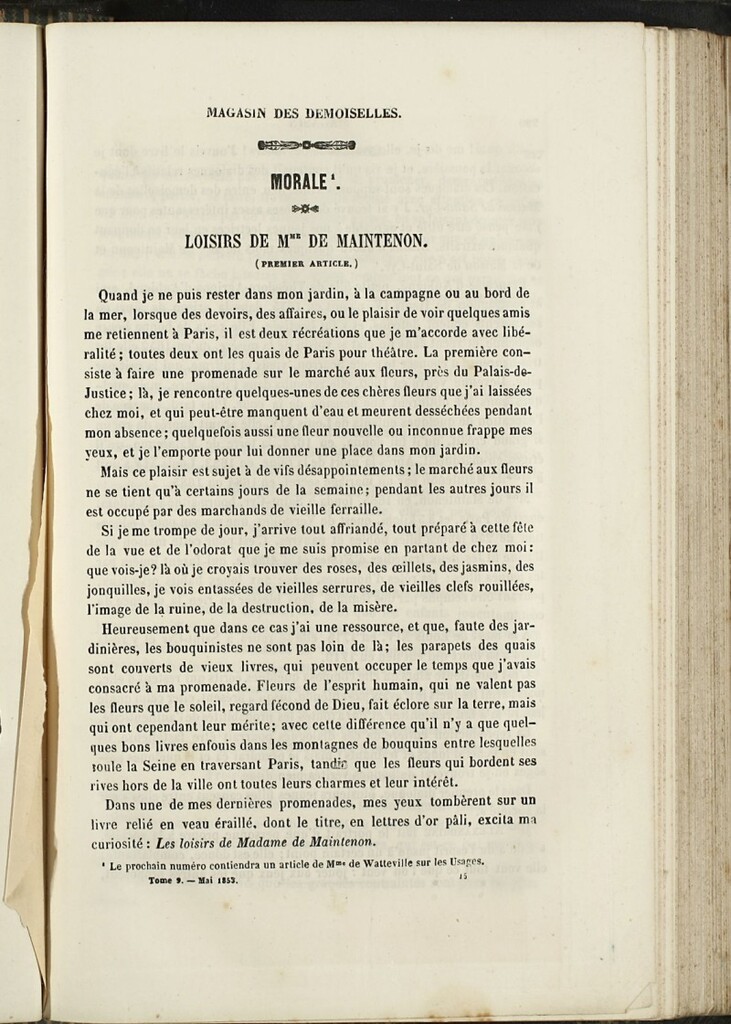 Miniatura de Magasin des Demoiselles del 25 de Mayo de 1853