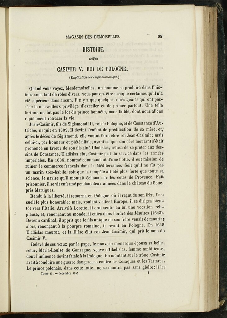 Miniatura de Magasin des Demoiselles del 25 de Diciembre 1855
