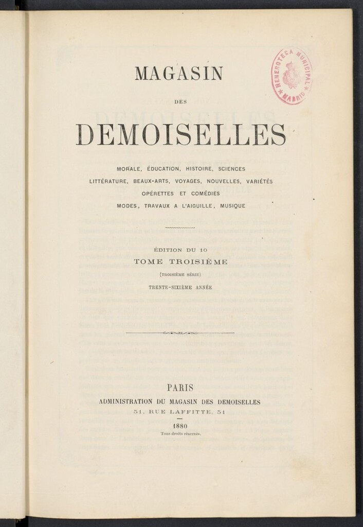 Miniatura de Magasin des Demoiselles de 1880