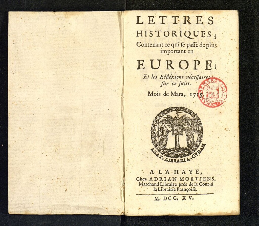 Miniatura de Lettres Historiques de marzo de 1715
