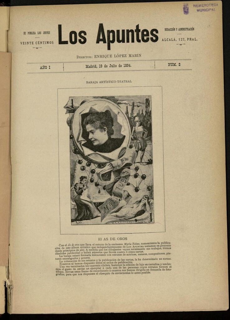 Miniatura de Los Apuntes: Revista Ilustrada del 19 de julio de 1894, nº 2