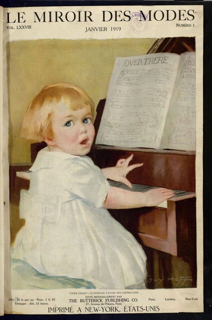 Miniatura de Le Miroir des Modes de enero de 1919, nº 1