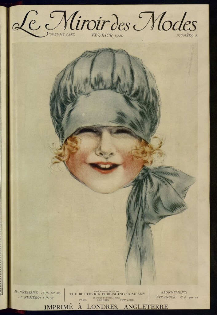Miniatura de Le Miroir des Modes de febrero de 1920, nº 2