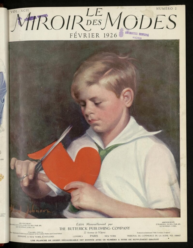 Miniatura de Le Miroir des Modes de febrero de 1926, nº 2
