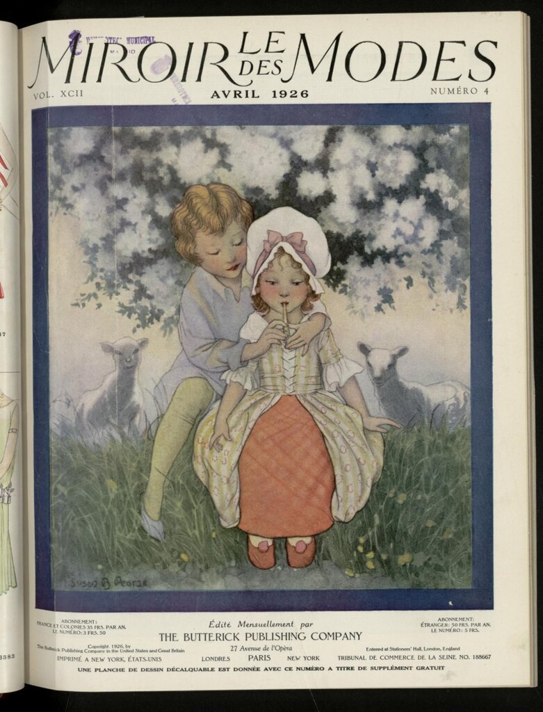 Miniatura de Le Miroir des Modes de abril de 1926, nº 4
