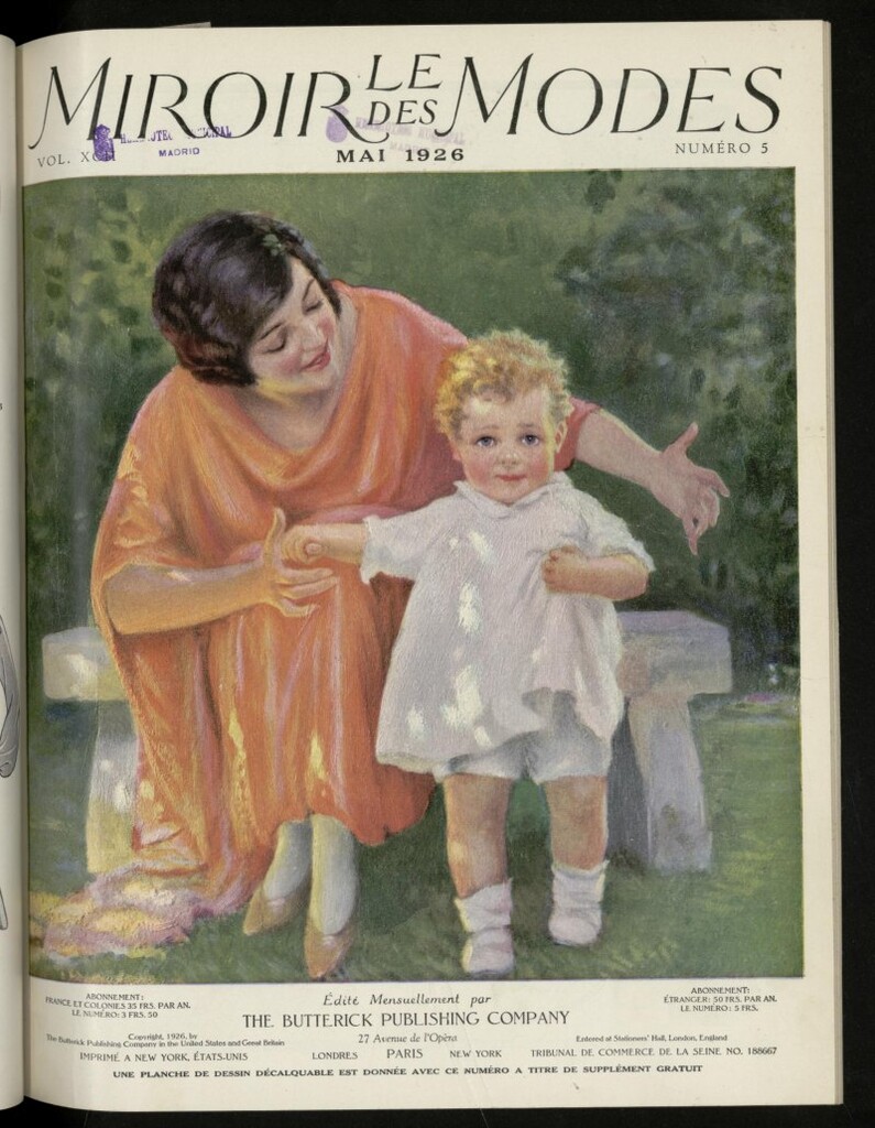 Miniatura de Le Miroir des Modes de mayo de 1926, nº 5