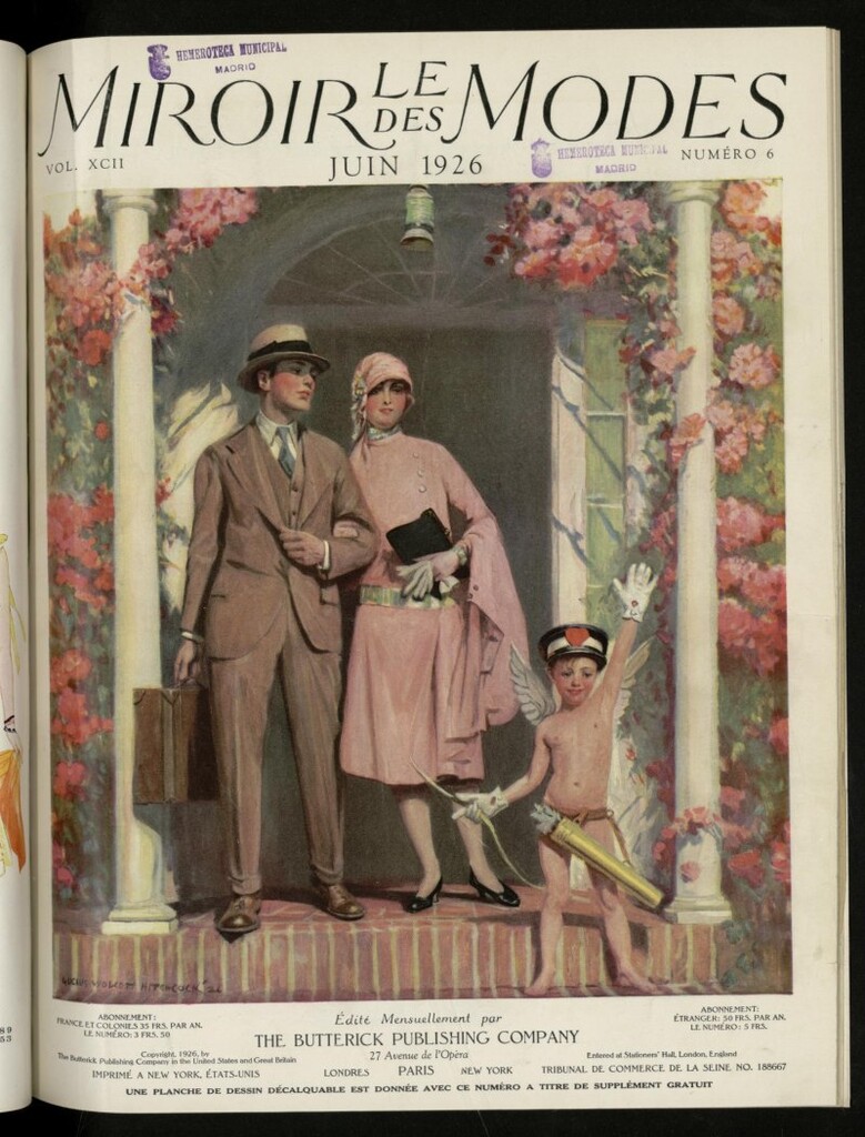 Miniatura de Le Miroir des Modes de junio de 1926, nº 6