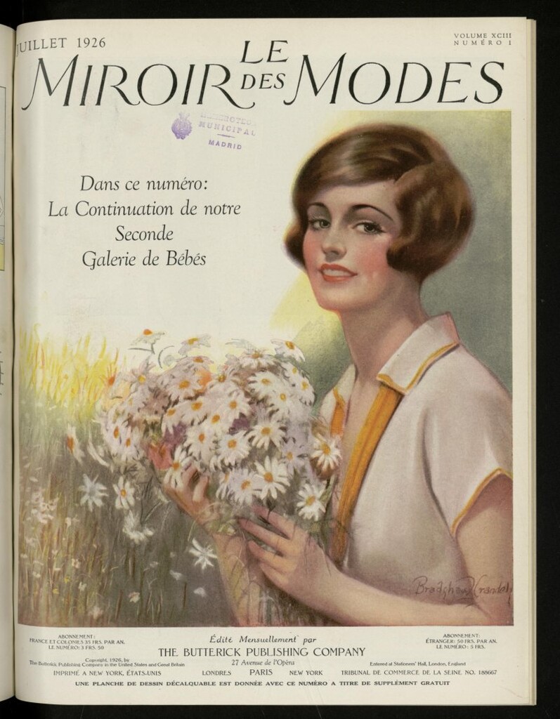 Miniatura de Le Miroir des Modes de julio de 1926, nº 1