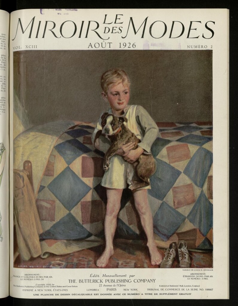 Miniatura de Le Miroir des Modes de agosto de 1926, nº 2