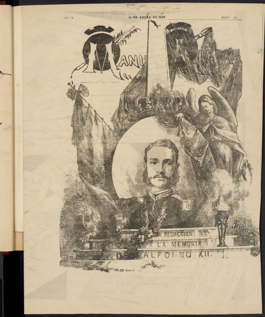 Miniatura de Manila Alegre del 16 de enero de 1886, nº 3