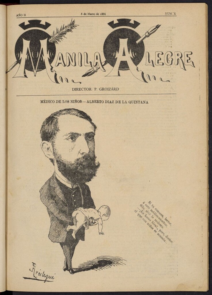 Miniatura de Manila Alegre del 8 de marzo de 1886, nº 10