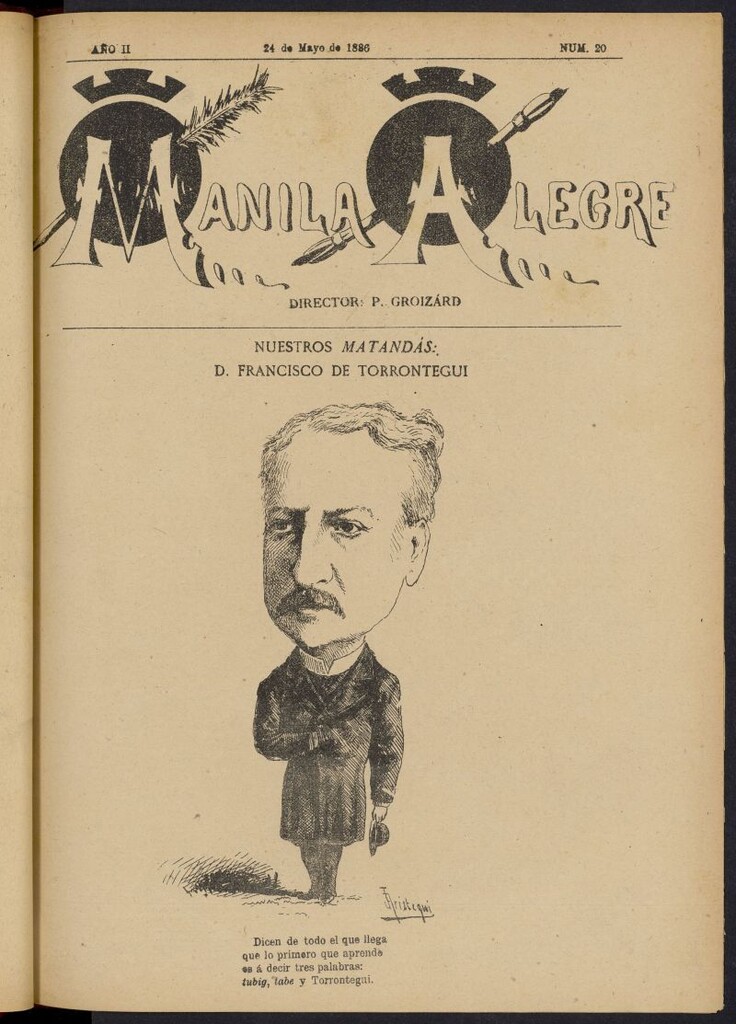 Miniatura de Manila Alegre del 24 de mayo de 1886, nº 20