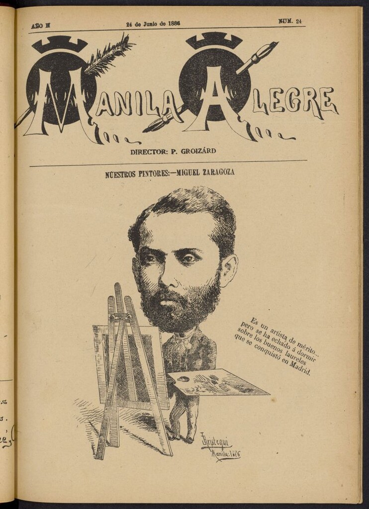 Miniatura de Manila Alegre del 24 de junio de 1886, nº 24
