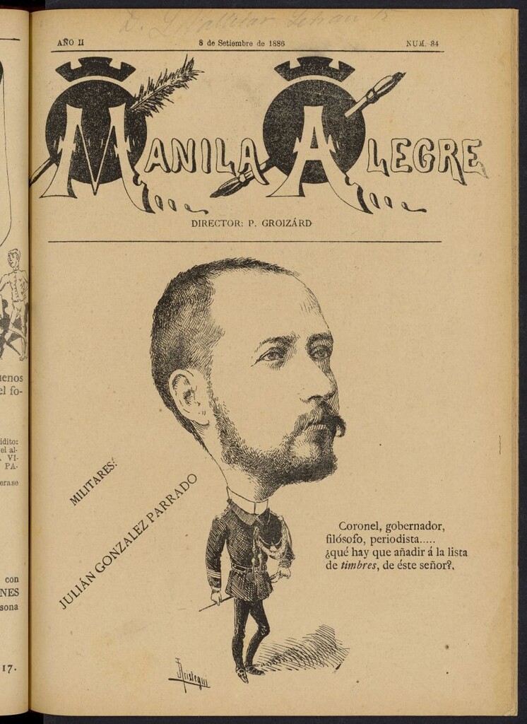 Miniatura de Manila Alegre del 8 de septiembre de 1886, nº 34