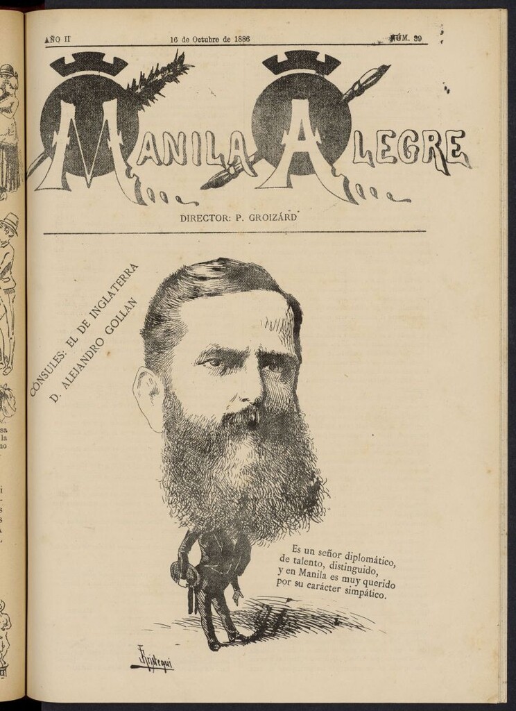 Miniatura de Manila Alegre del 16 de octubre de 1886, nº 39
