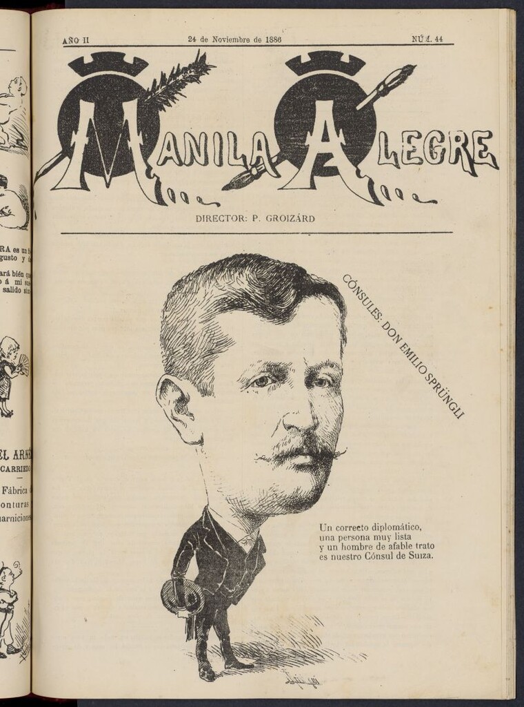 Miniatura de Manila Alegre del 24 de noviembre de 1886, nº 44