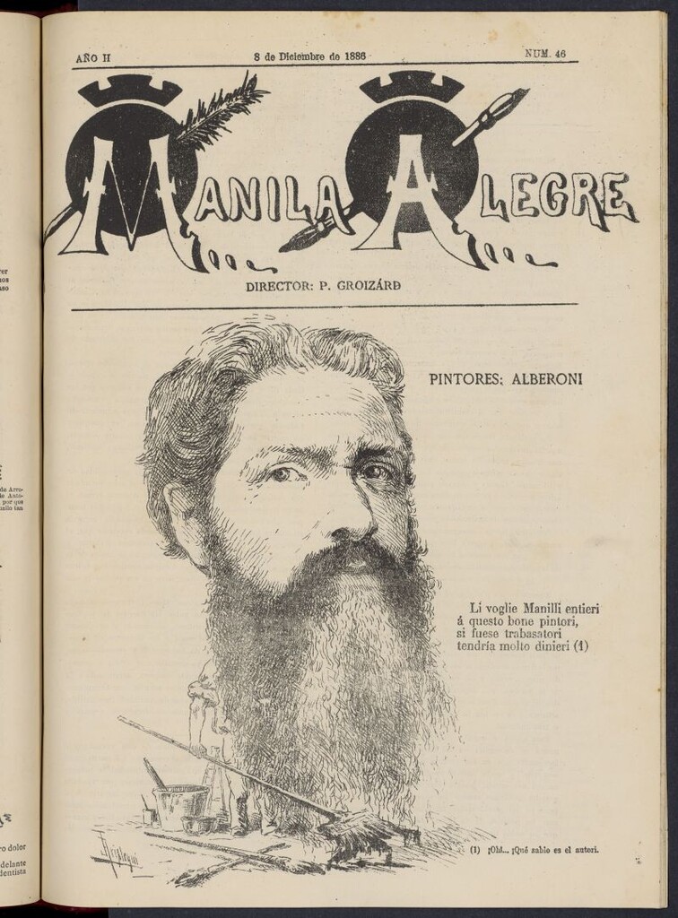 Miniatura de Manila Alegre del 8 de diciembre de 1886, nº 46