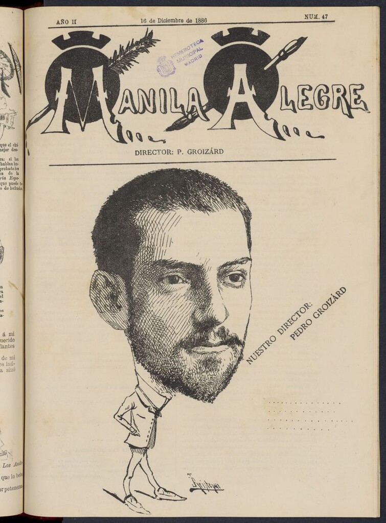 Miniatura de Manila Alegre del 16 de diciembre de 1886 , nº 47