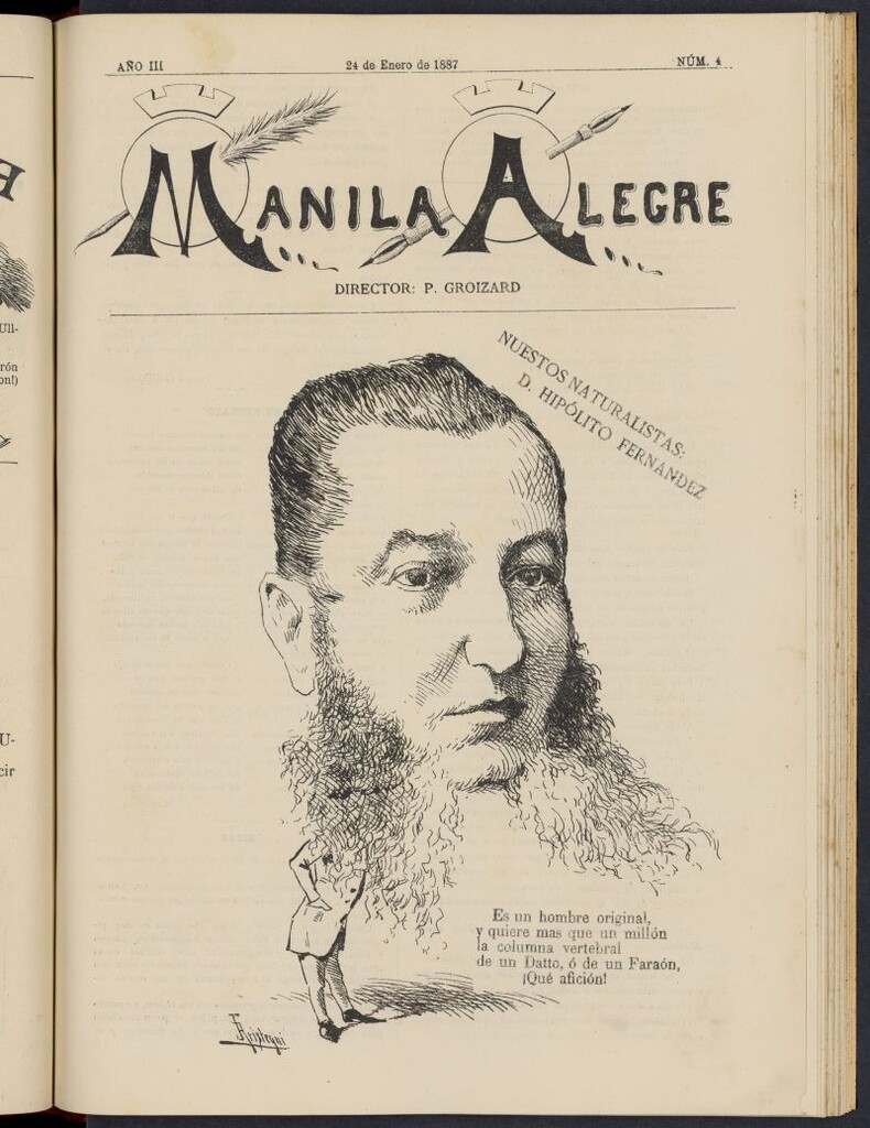 Miniatura de Manila Alegre del 24 de enero de 1887, nº 4