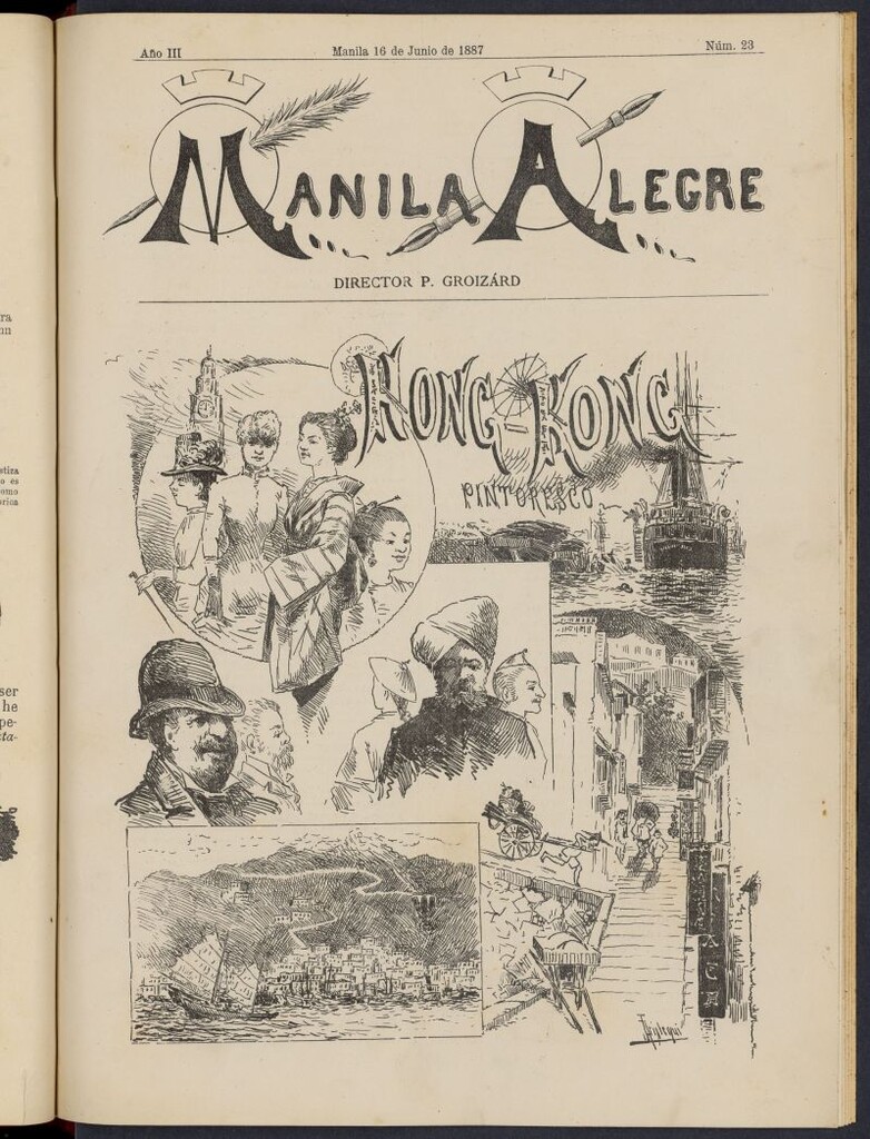 Miniatura de Manila Alegre del 16 de junio de 1887, nº 23