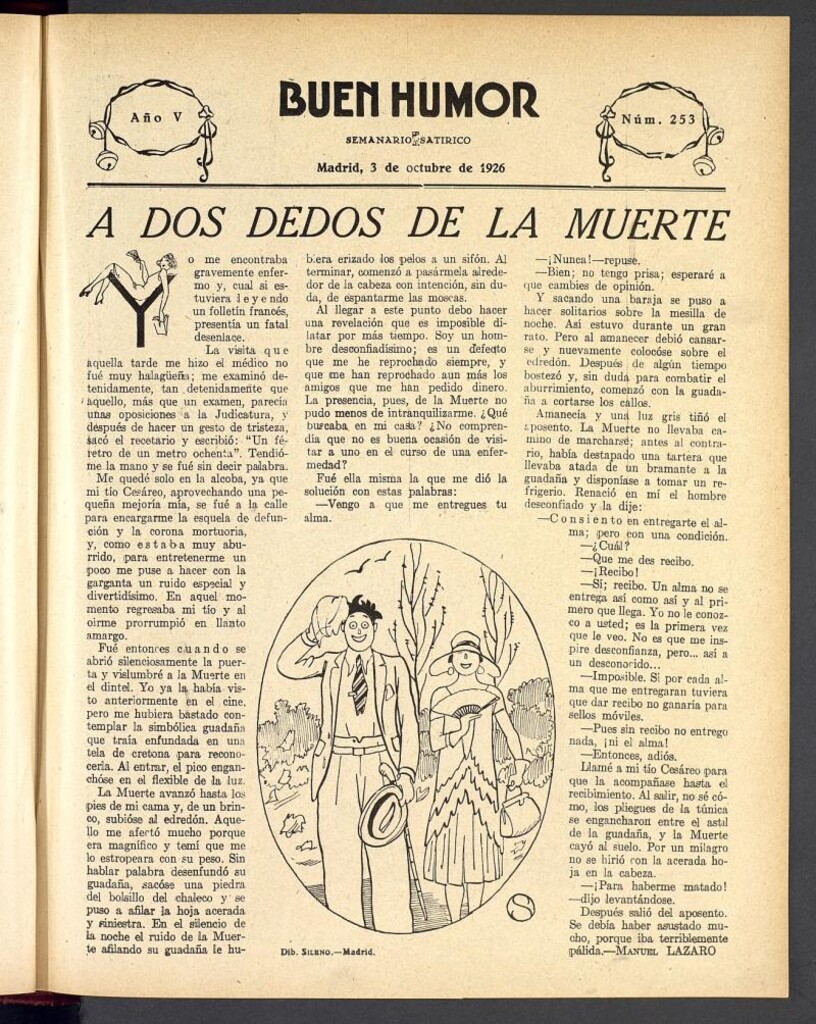 Miniatura de Buen Humor: semanario satírico. 3 de Octubre de 1926