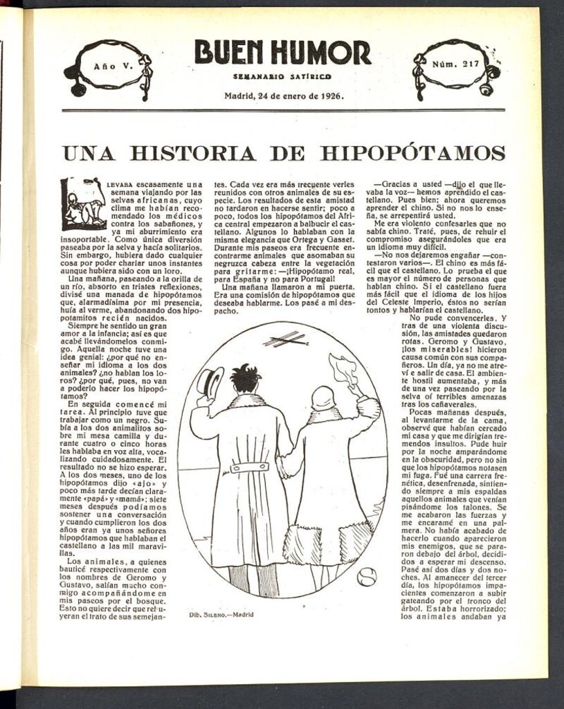 Miniatura de Buen Humor: semanario satírico. 24 de Enero de 1926