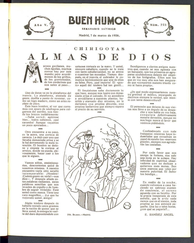 Miniatura de Buen Humor: semanario satírico. 7 de Marzo de 1926