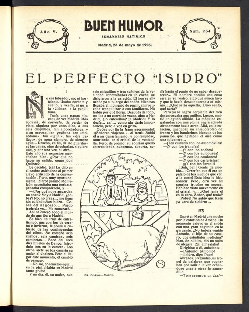 Miniatura de Buen Humor: semanario satírico. 23 de Mayo de 1926