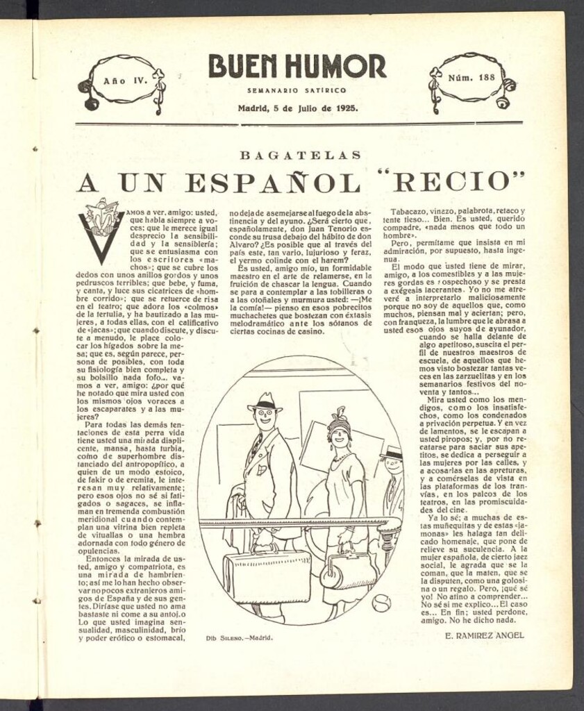 Miniatura de Buen Humor: semanario satírico. 5 de Julio de 1925