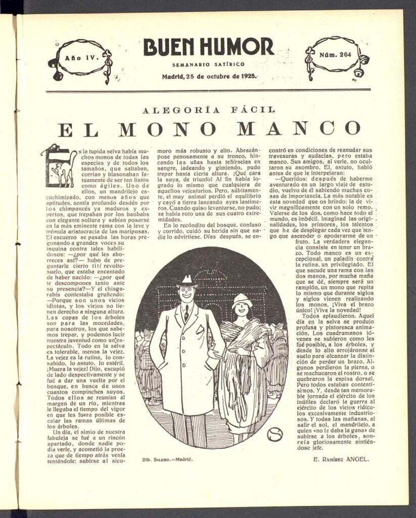 Miniatura de Buen Humor: semanario satírico. 25 de octubre de 1925
