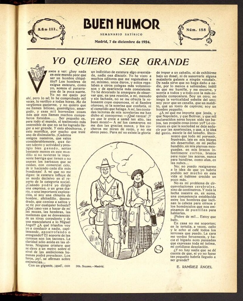 Miniatura de Buen Humor: semanario satírico. 7 de diciembre de 1924