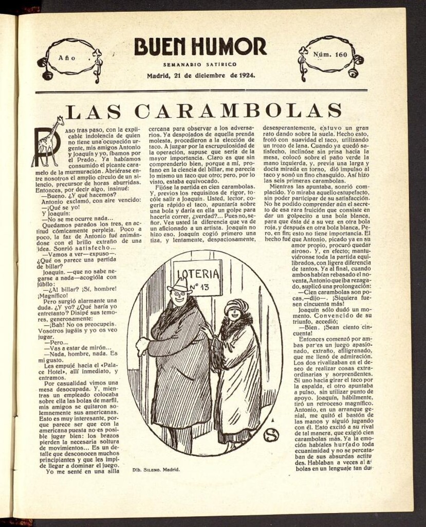 Miniatura de Buen Humor: semanario satírico. 21 de diciembre de 1924