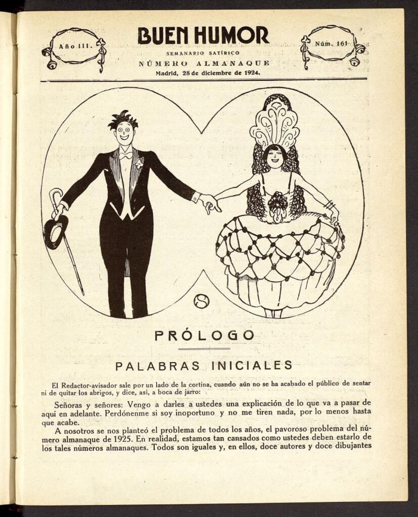 Miniatura de Buen Humor: semanario satírico. 28 de diciembre de 1924 (Número Almanaque)