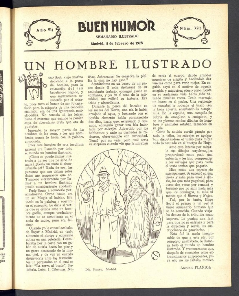 Miniatura de Buen Humor: semanario satírico. 5 de febrero de 1928