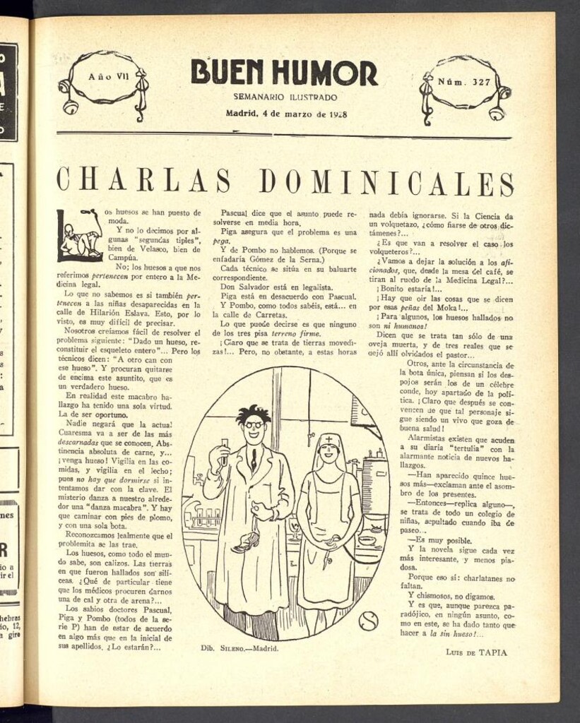 Miniatura de Buen Humor: semanario satírico. 4 de marzo de 1928
