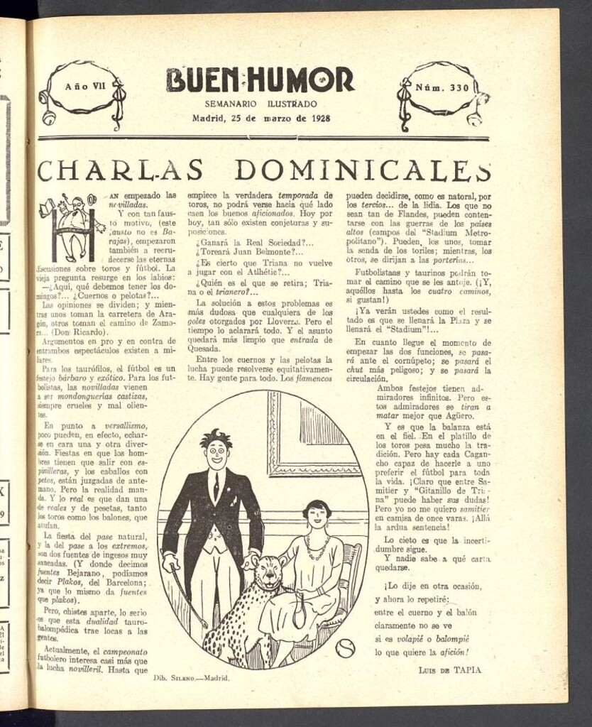 Miniatura de Buen Humor: semanario satírico. 25 de marzo de 1928