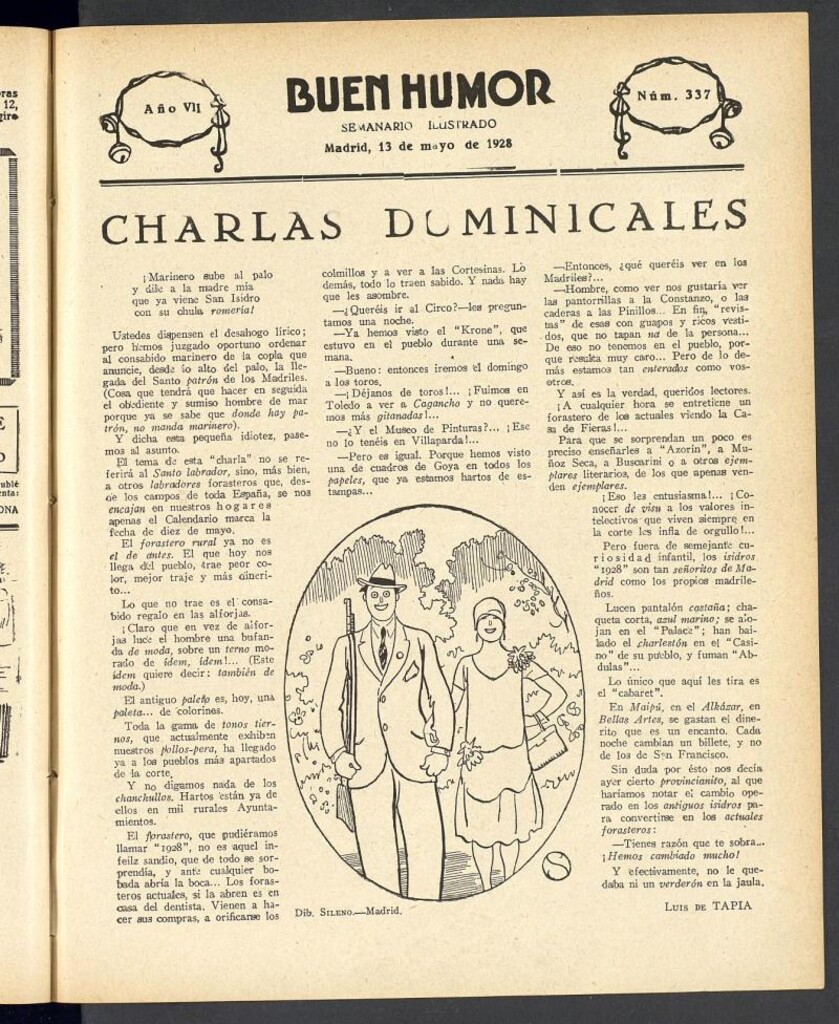 Miniatura de Buen Humor: semanario satírico. 13 de mayo de 1928