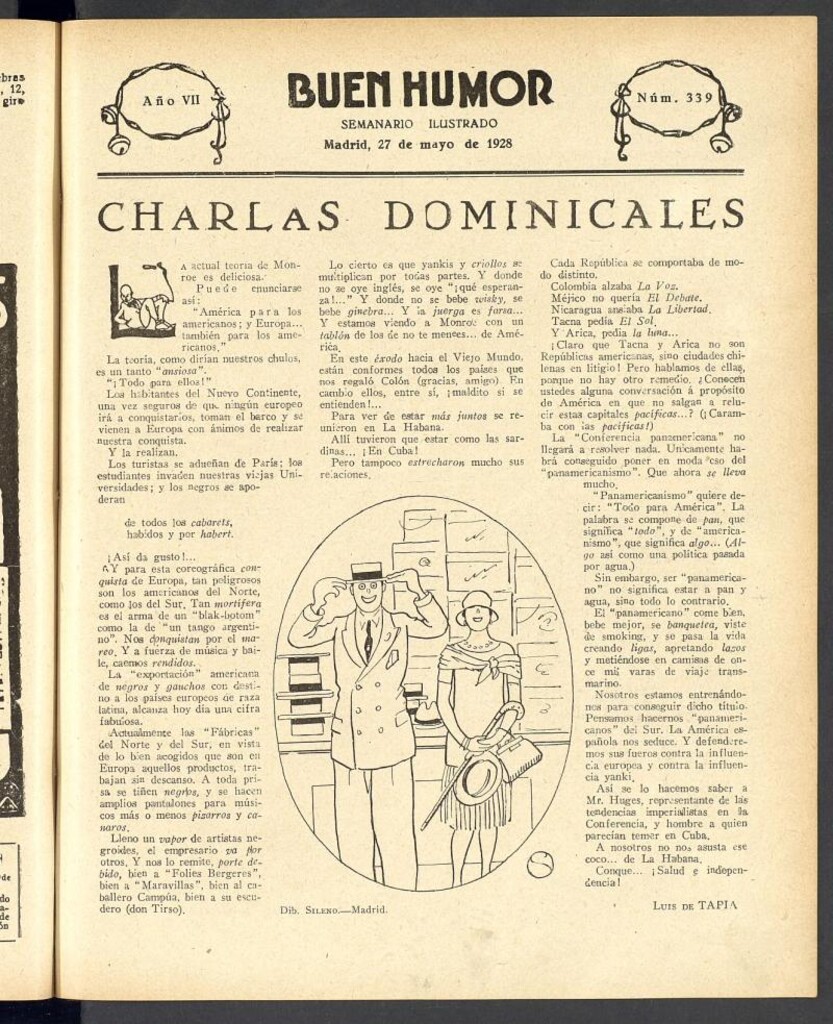Miniatura de Buen Humor: semanario satírico. 27 de mayo de 1928
